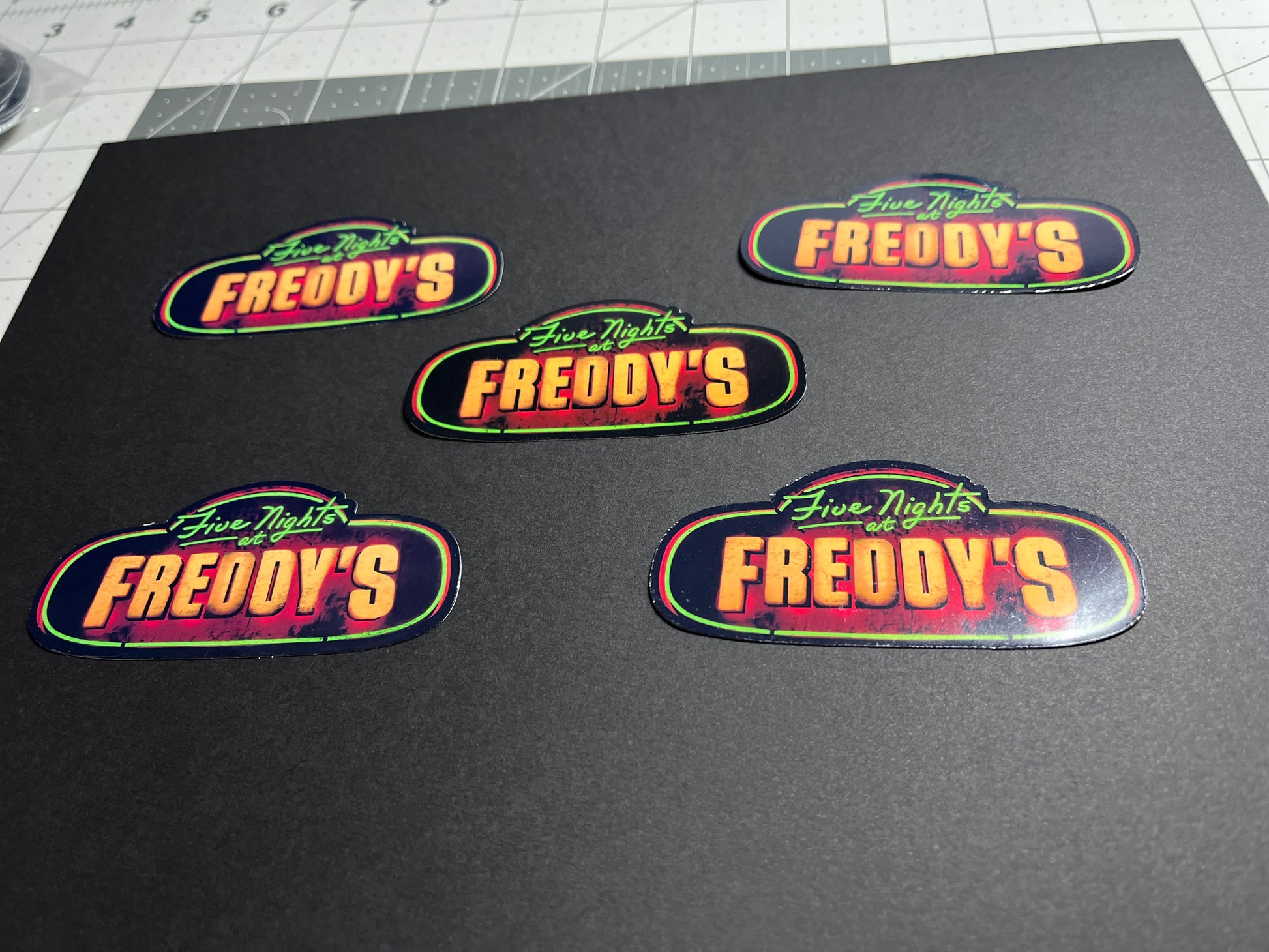 FNAF Sign Full Color Sticker