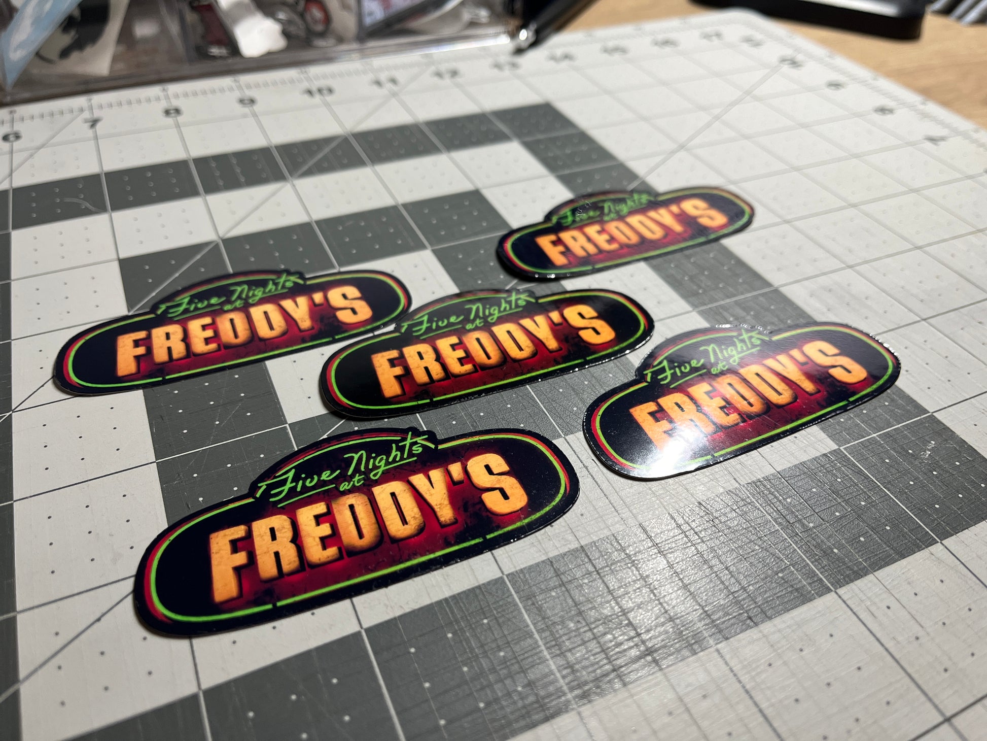 FNAF Sign Full Color Sticker