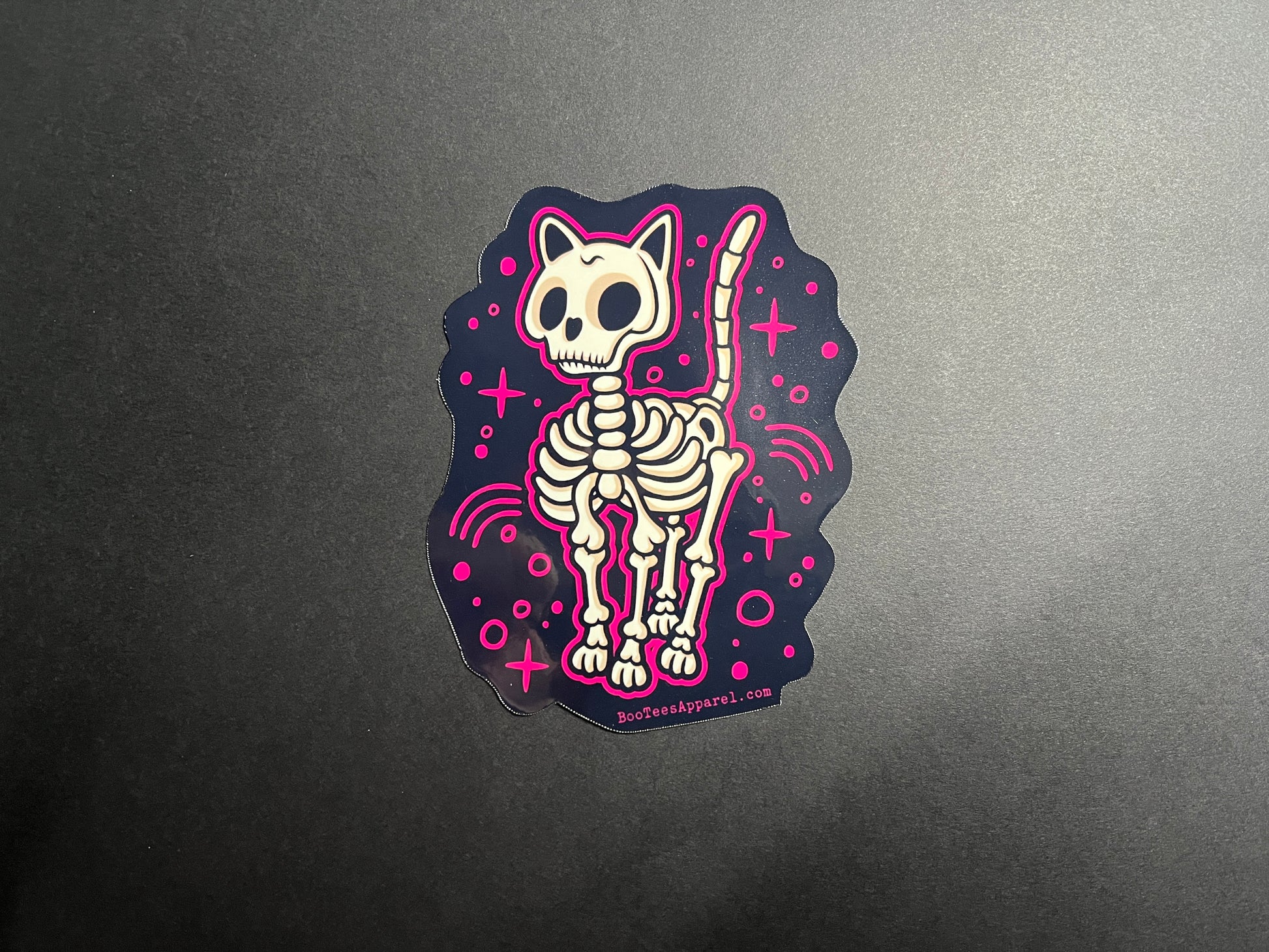 Skeleton Cat Sticker