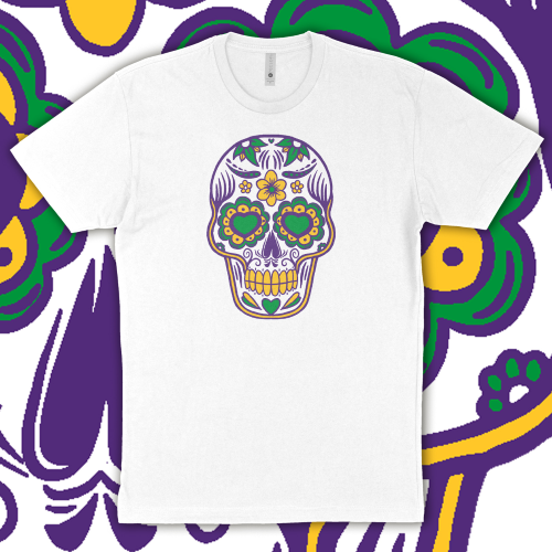 Mardi Gras Sugar Skull...Mardi Gras