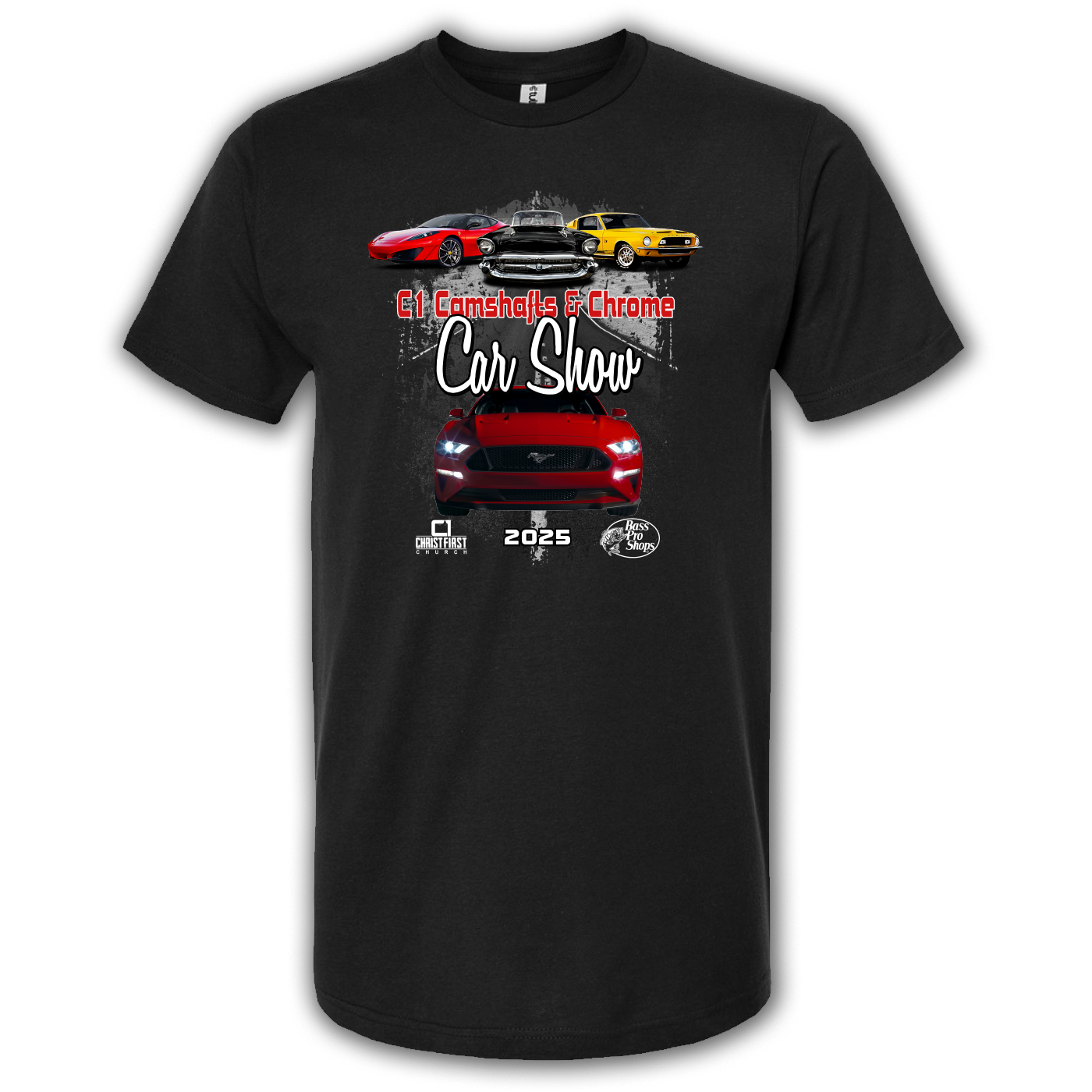 C1 Camshafts & Chrome Car Show T-Shirt – Christ First Church