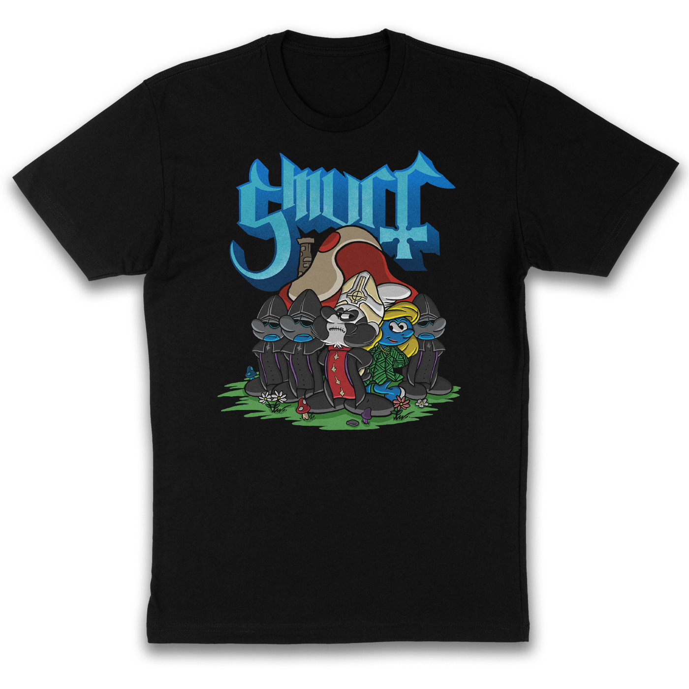 Smurf Ghost Band Parody Shirt
