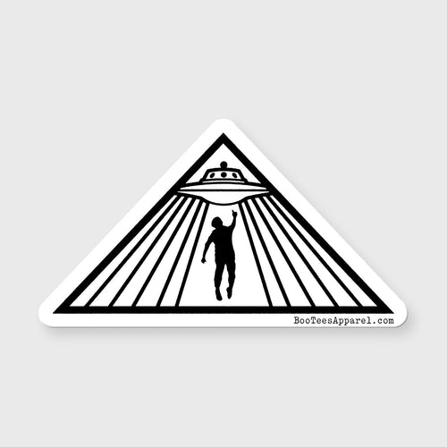 Alien Abduction Sticker