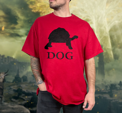 Elden Turtle Dog Red Shirt