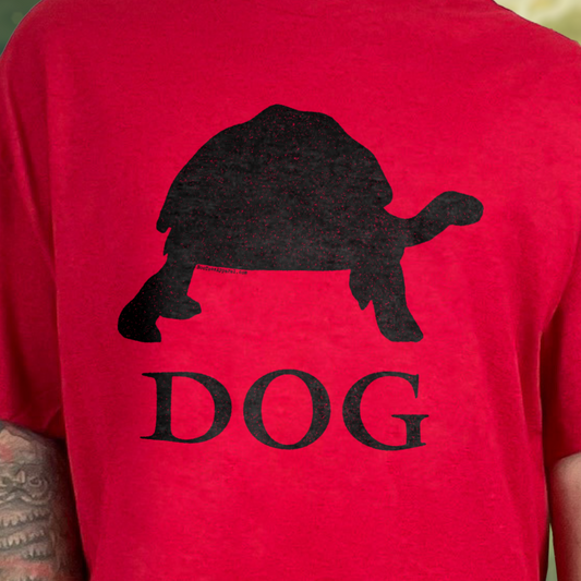 Elden Turtle Dog Red Shirt