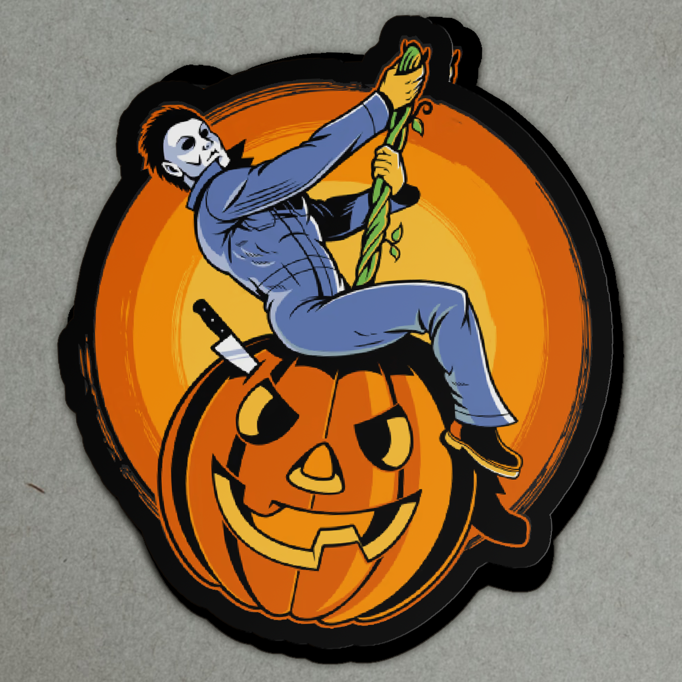 Michael Myers Wrecking Ball Sticker