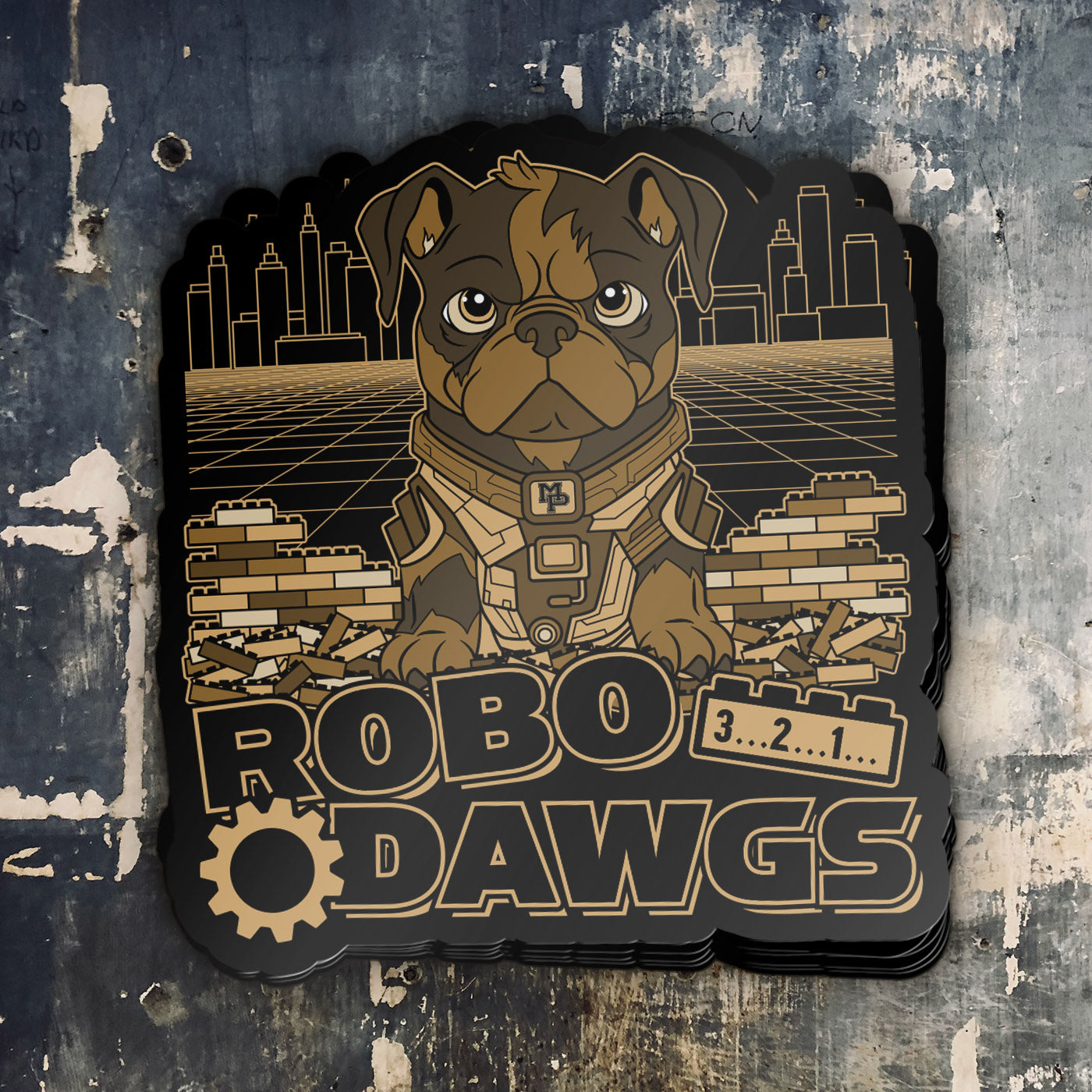 Robo Dawgs Sticker