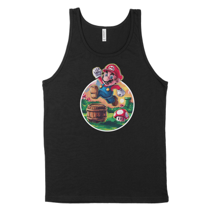 Jumping Super Mario Painting Shirt