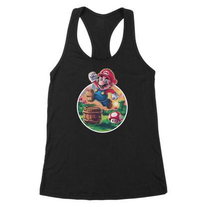 Jumping Super Mario Painting Shirt