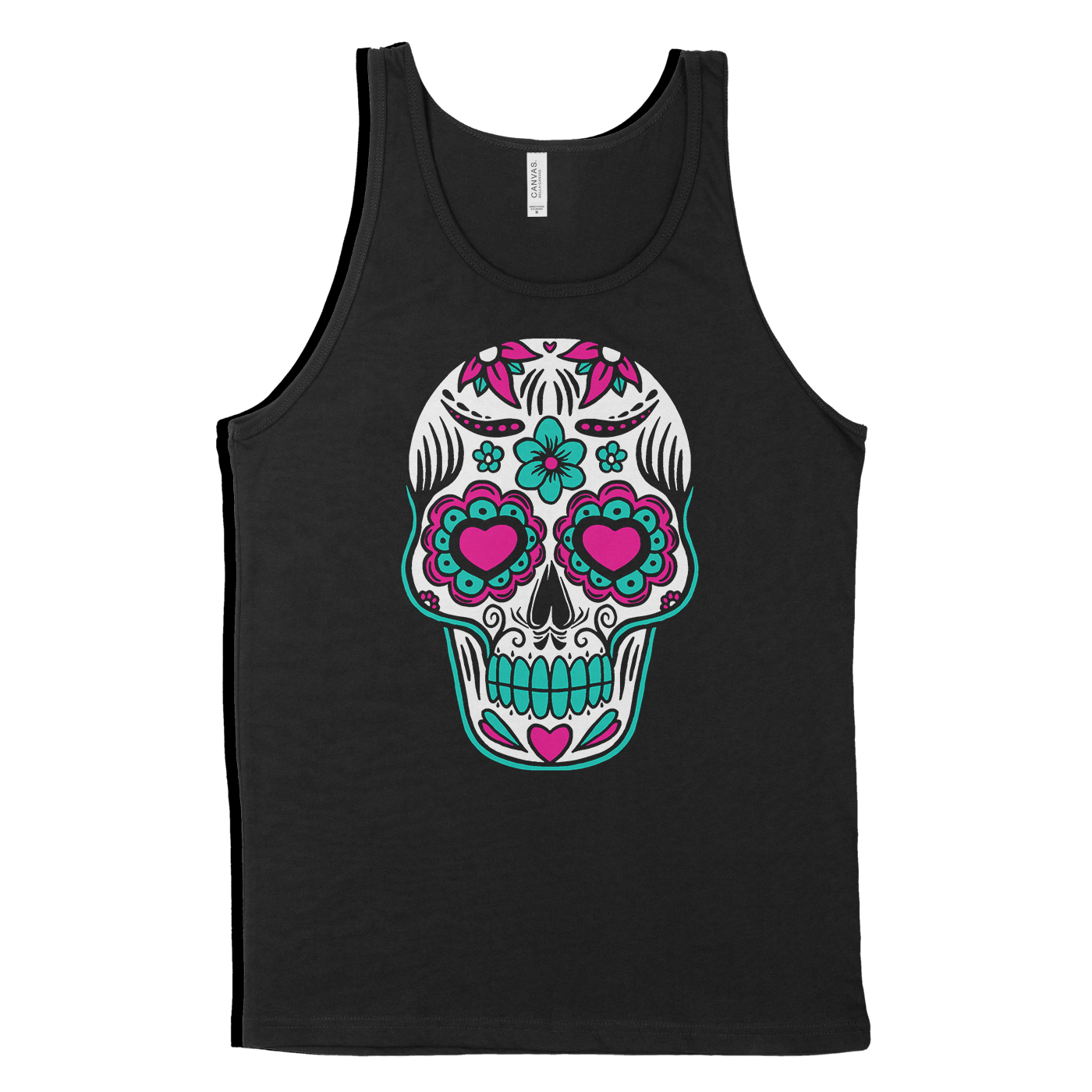 Pink & Teal Sugar Skull