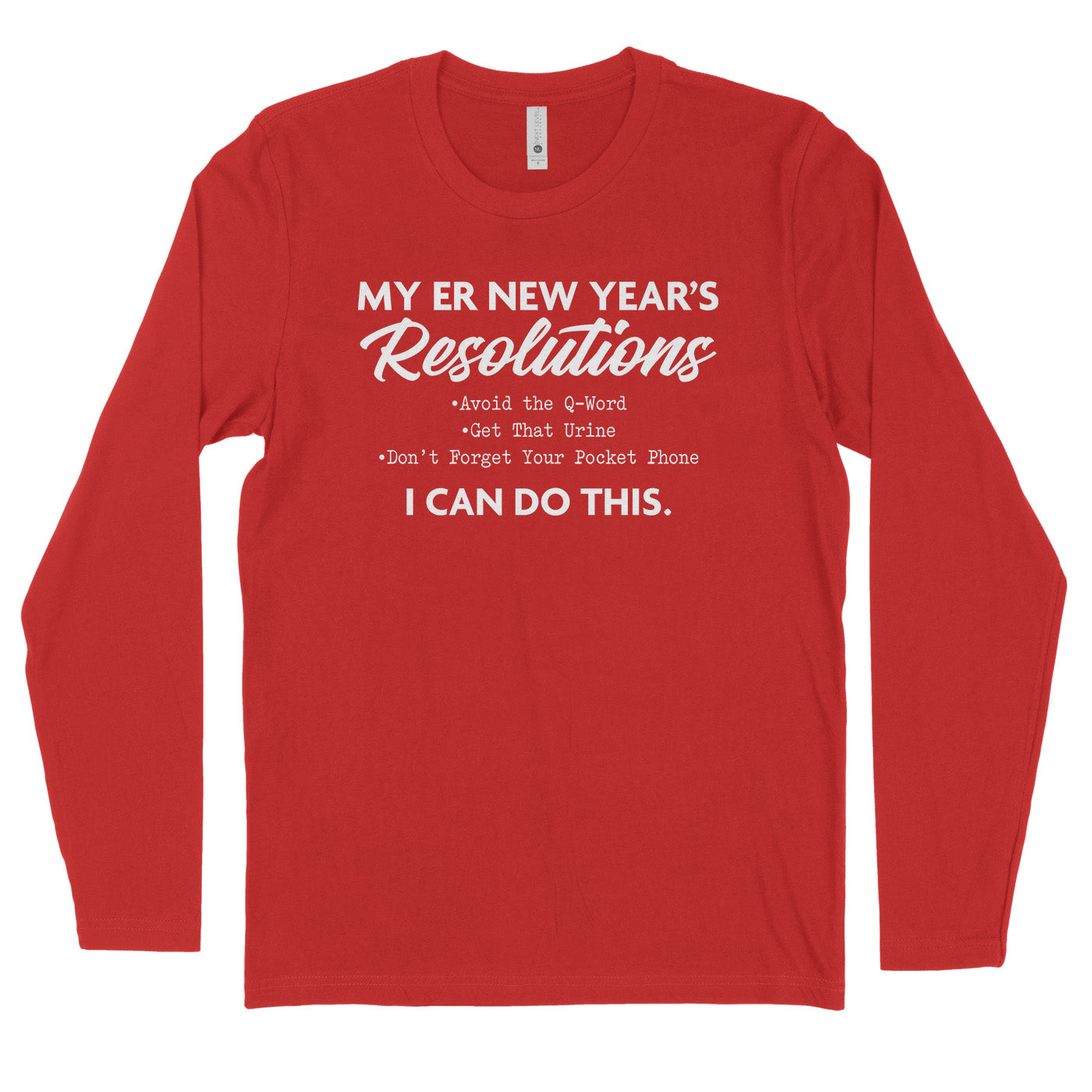 ER New Year's Resolutions Apparel