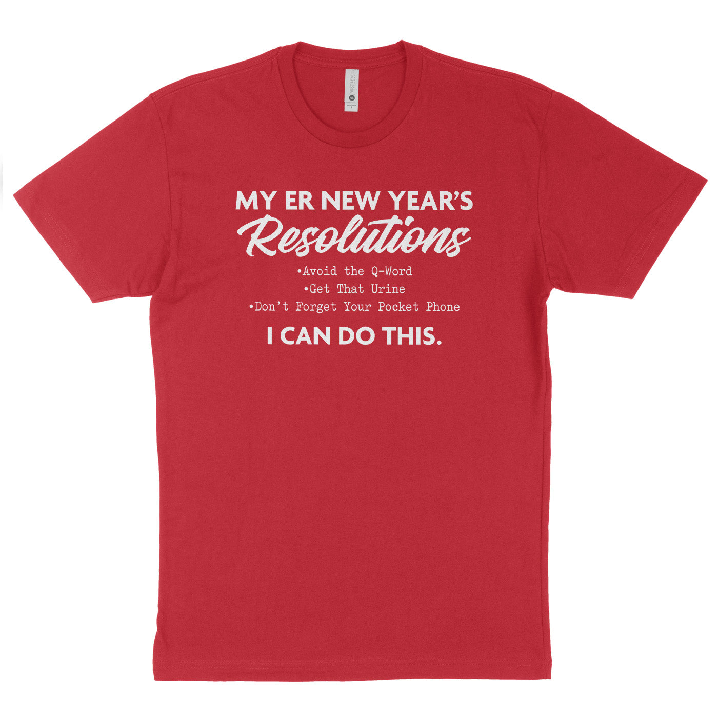 ER New Year's Resolutions Apparel