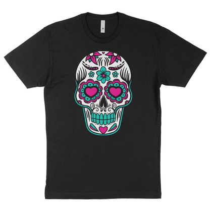 Pink & Teal Sugar Skull