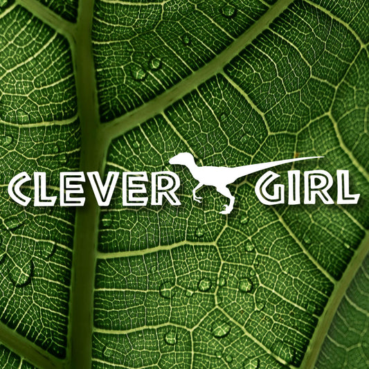 Jurassic Park - Clever Girl Raptor Vinyl Decal