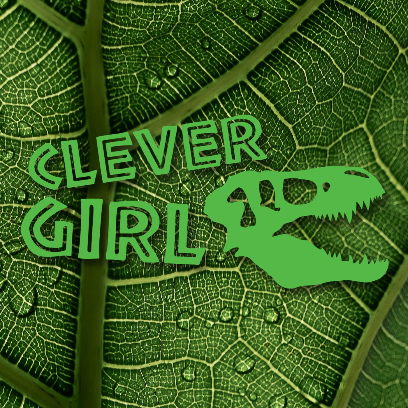 Jurassic Park - Clever Girl Skull Short Vinyl Decal