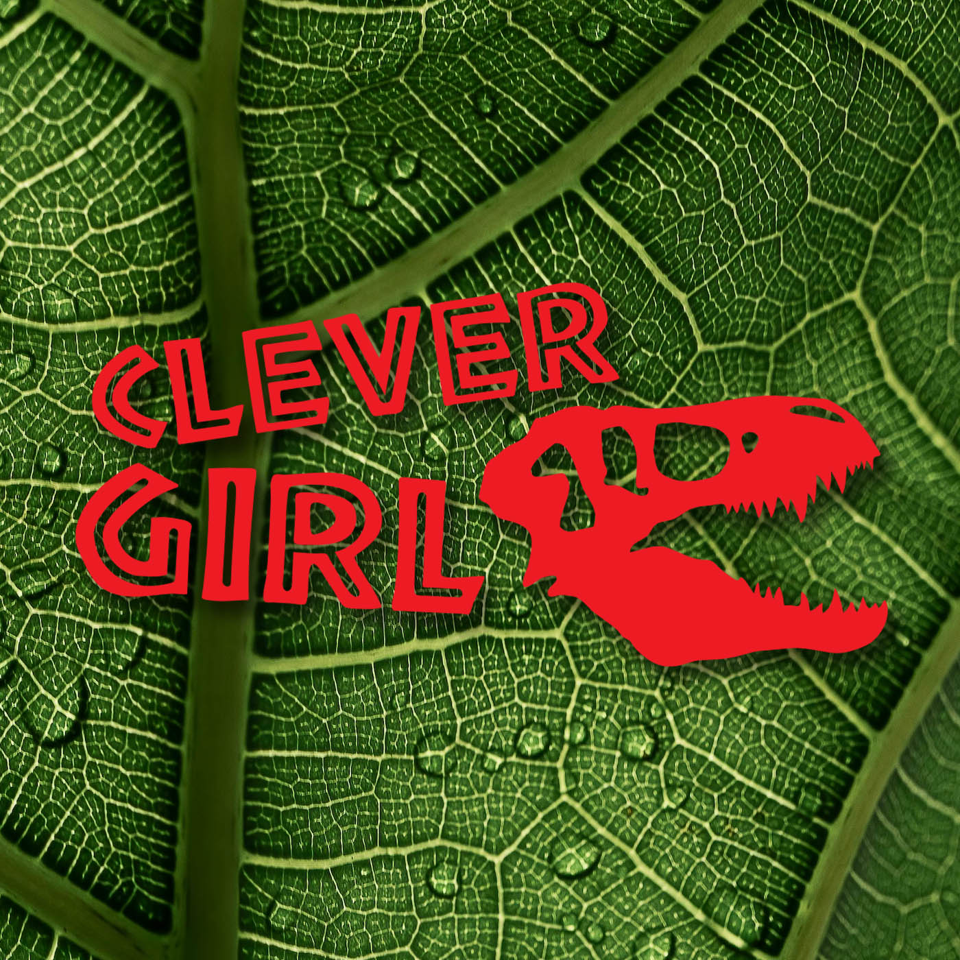 Jurassic Park - Clever Girl Skull Short Vinyl Decal