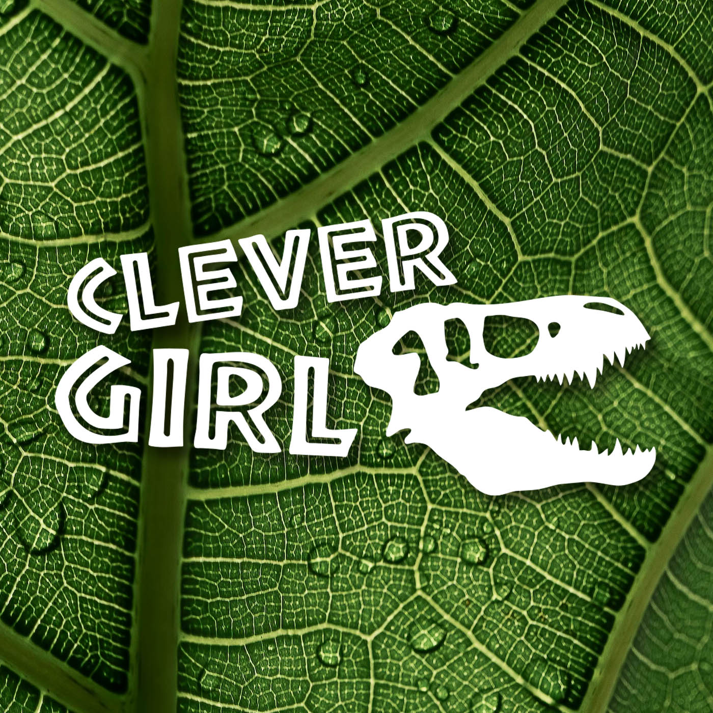 Jurassic Park - Clever Girl Skull Short Vinyl Decal