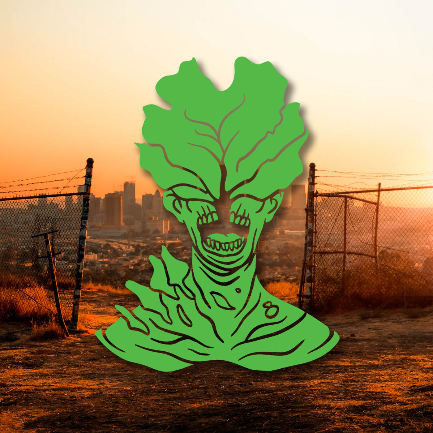 Last of Us - Clicker Zombie Vinyl Decal