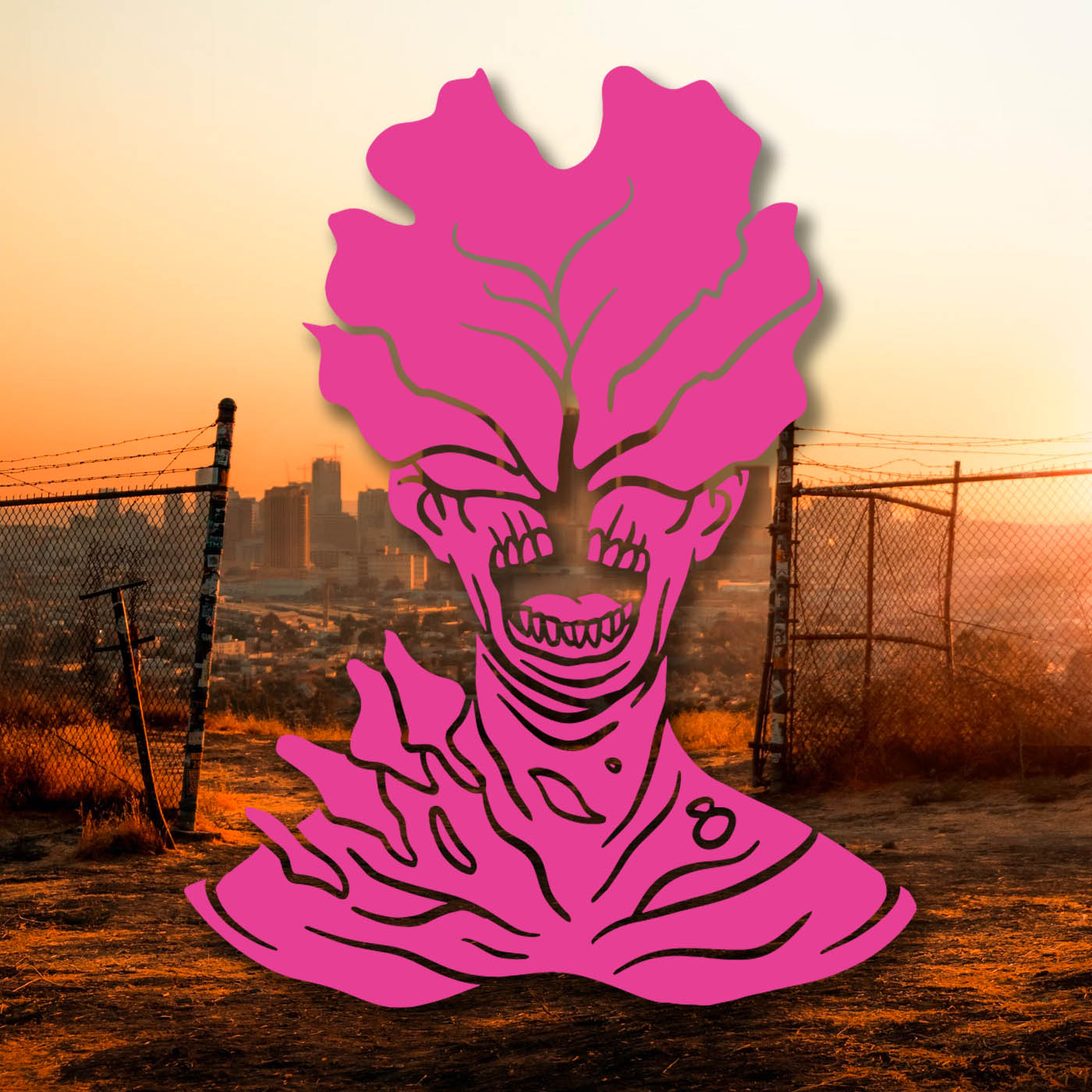 Last of Us - Clicker Zombie Vinyl Decal