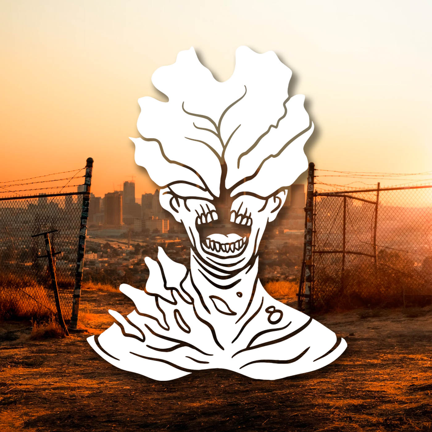 Last of Us - Clicker Zombie Vinyl Decal