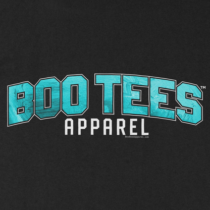 Boo Tees Apparel Athletic Logo Black Shirt