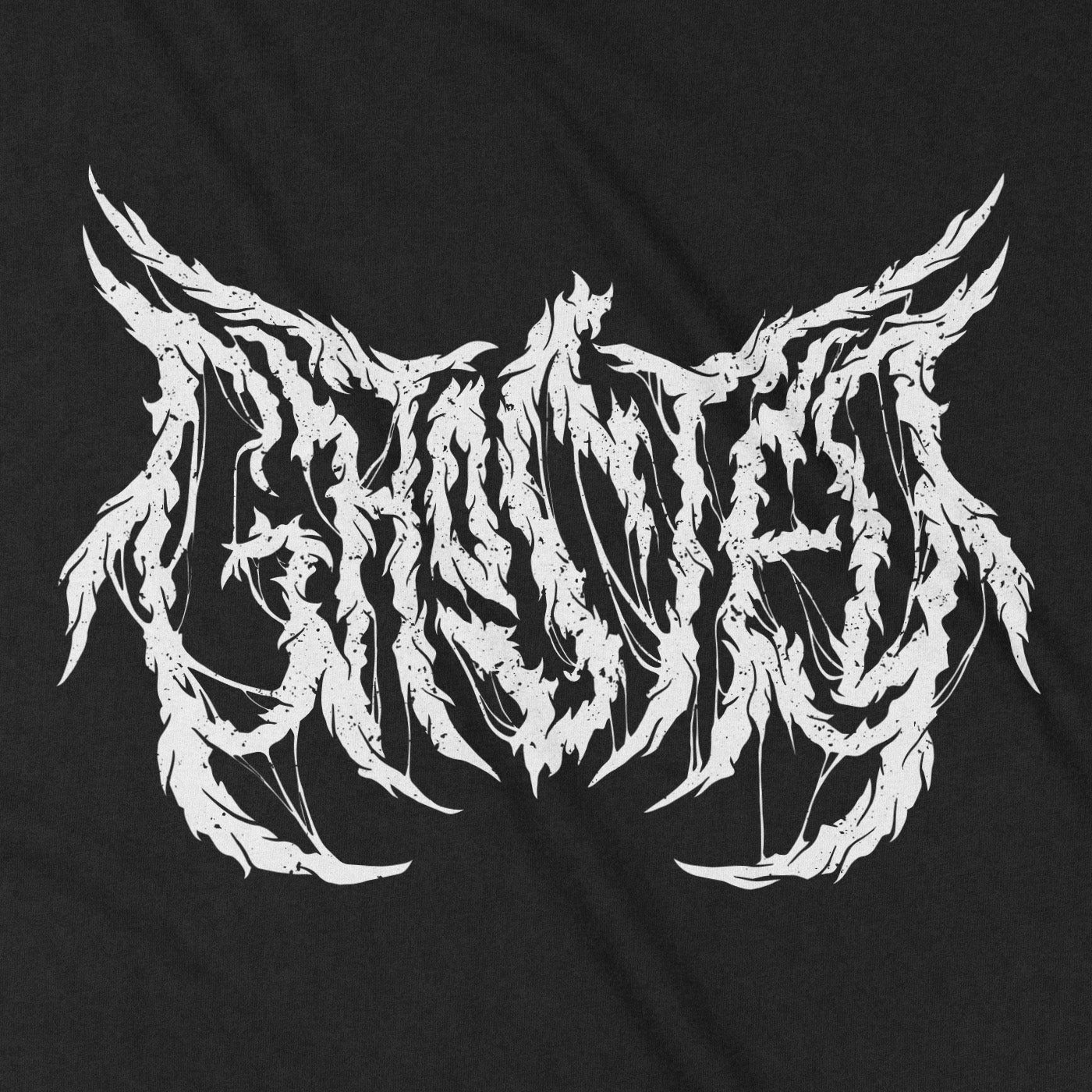 Ghosted Death Metal Logo Black Shirt