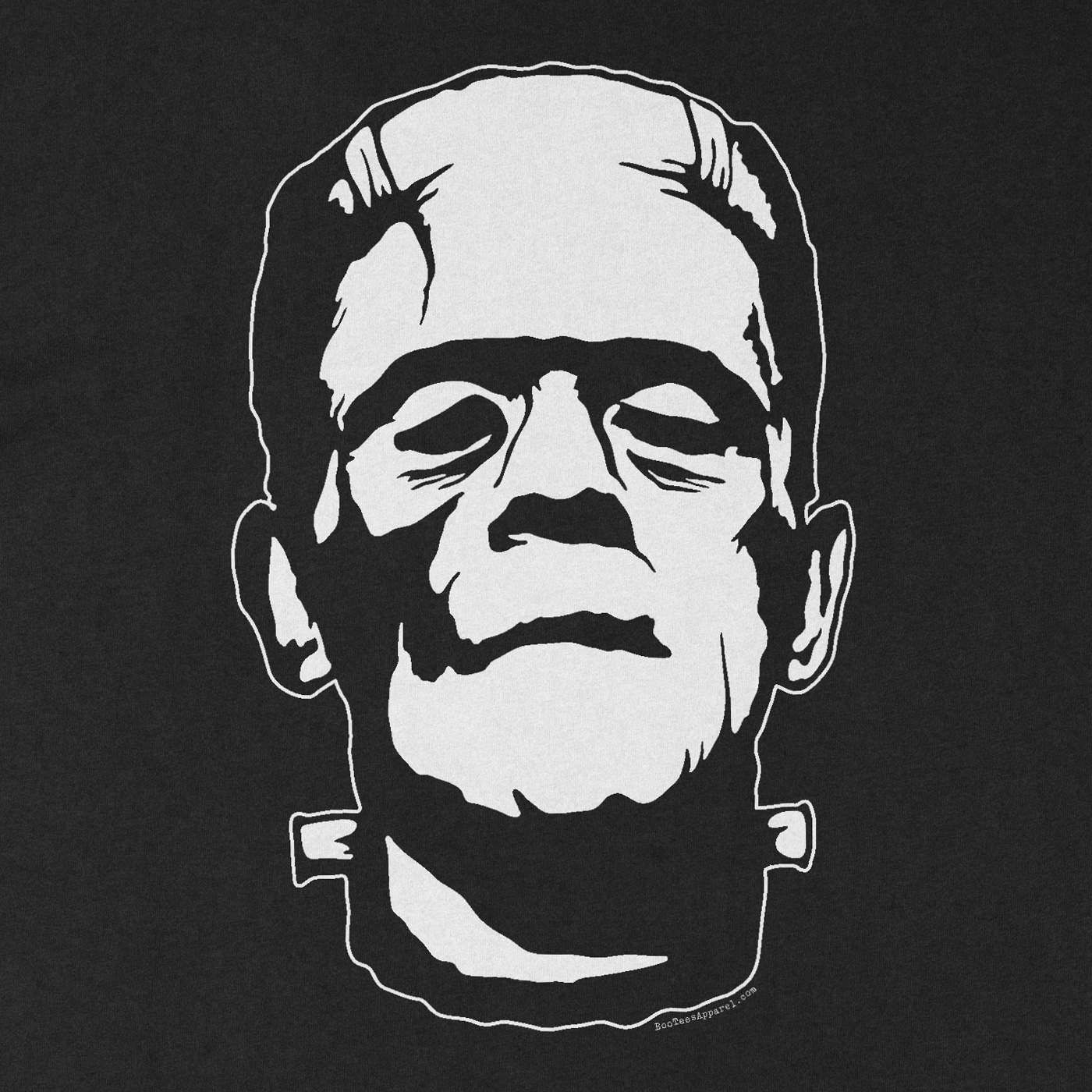 Frankenstein's Monster Face Black Tee