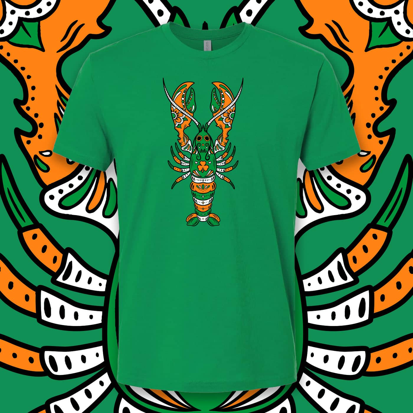 Clover Crawfish Sugar Skull