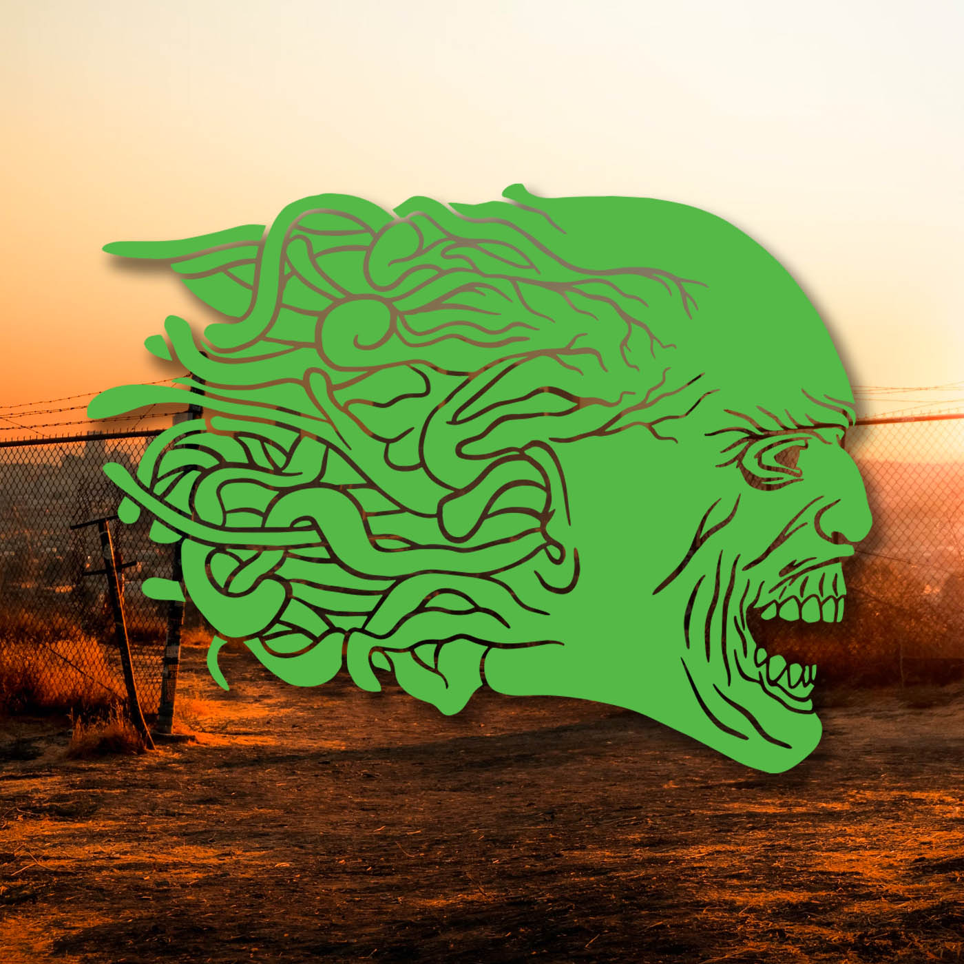Last of Us - Cordyceps Zombie Vinyl Decal