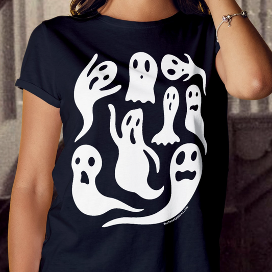 Cute-Ghosts-All-Over-Black-Shirt