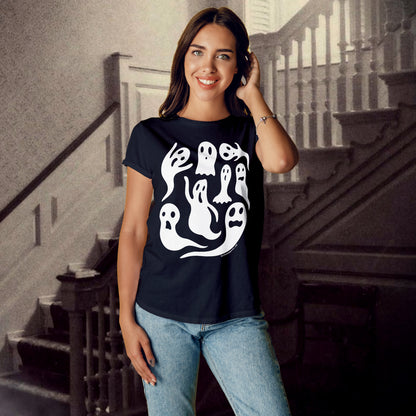 Cute-Ghosts-All-Over-Black-Shirt-coffee-model-haunted-stairs