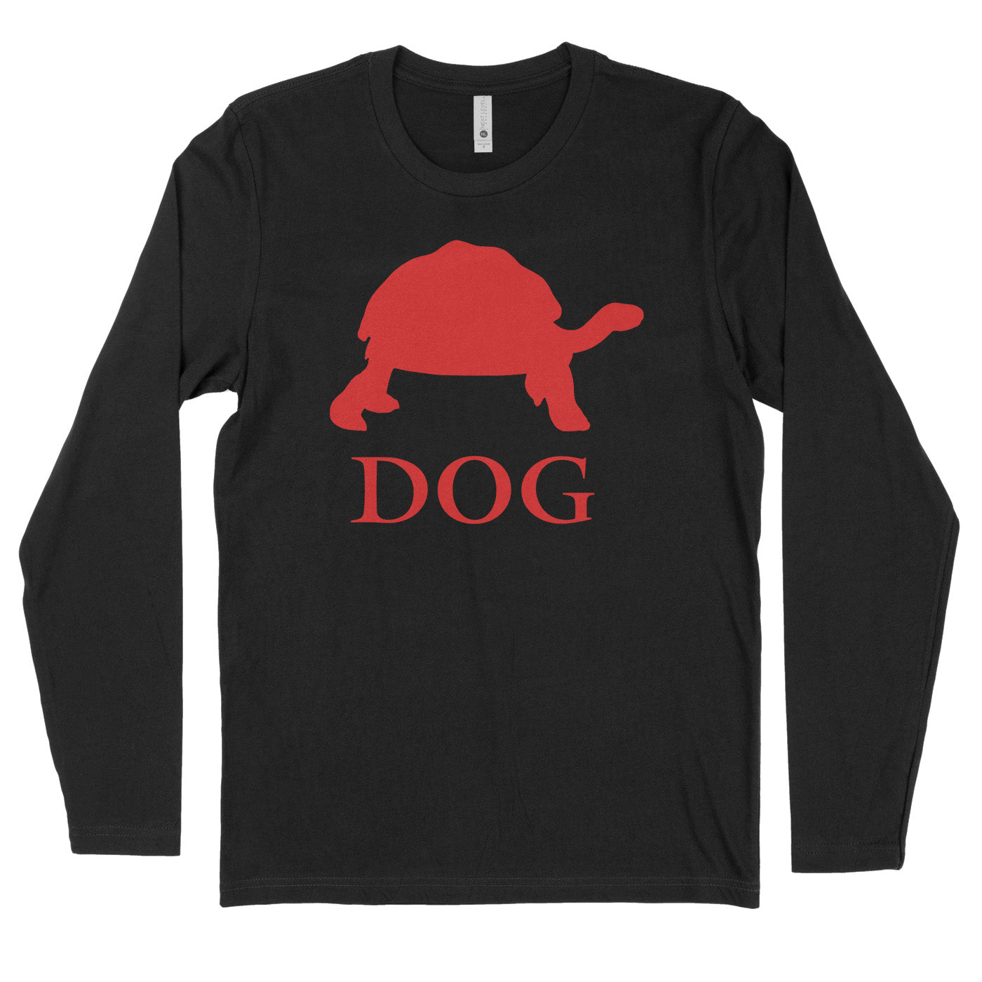 Black Long Sleeve Tee featuring a Turtle named Dog from Elden Ring