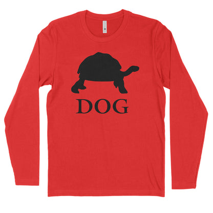 Red Long Sleeve Tee featuring a Turtle named Dog from Elden Ring