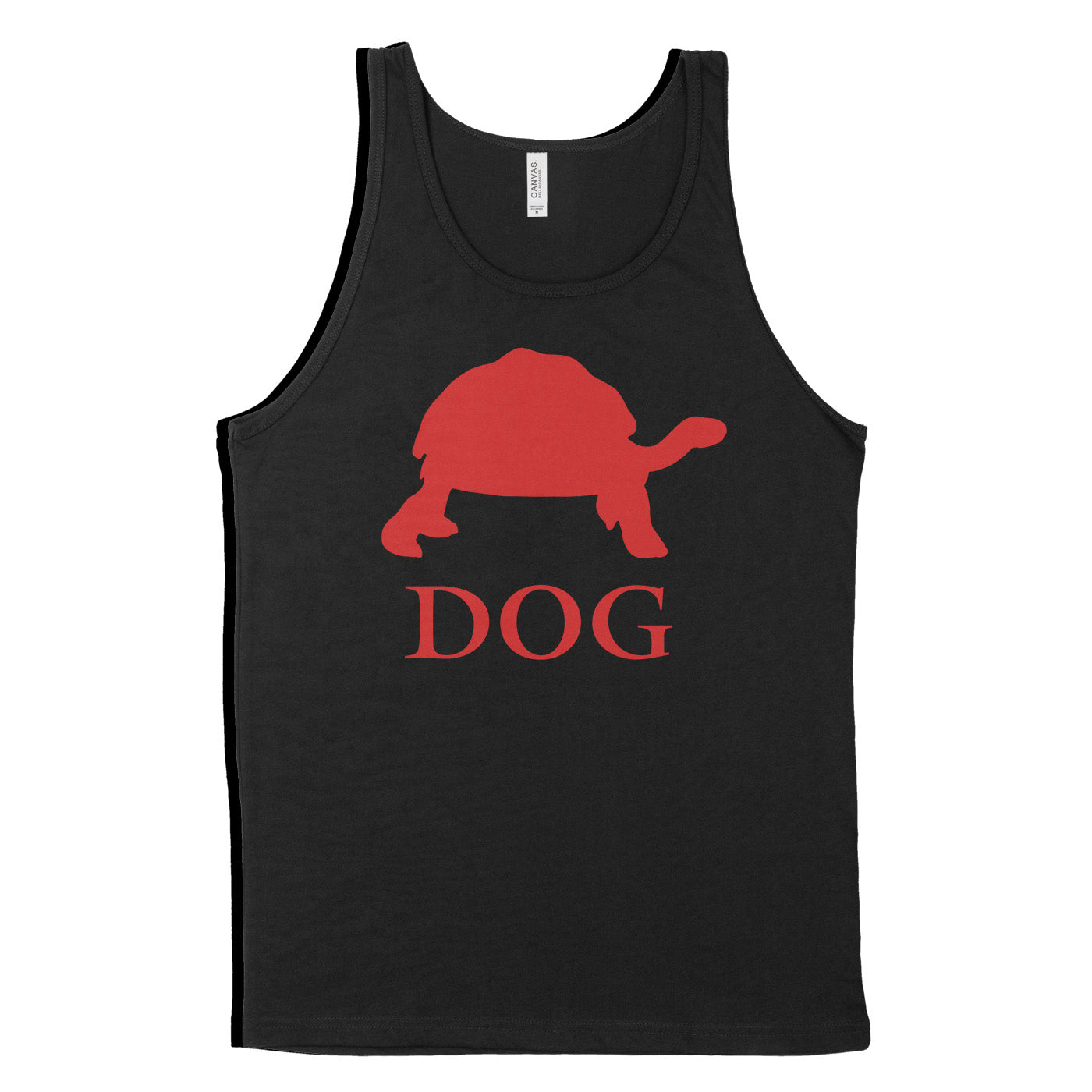 Black Tank Top featuring a Turtle named Dog from Elden Ring