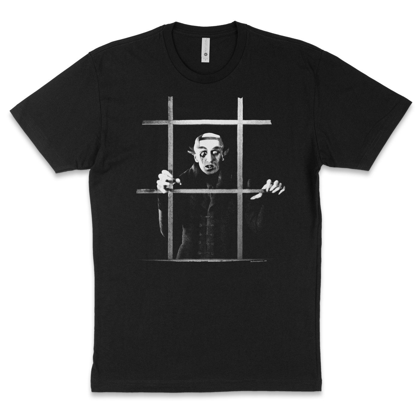 Nosferatu Count Orlok in the Window Vampire Black Shirt