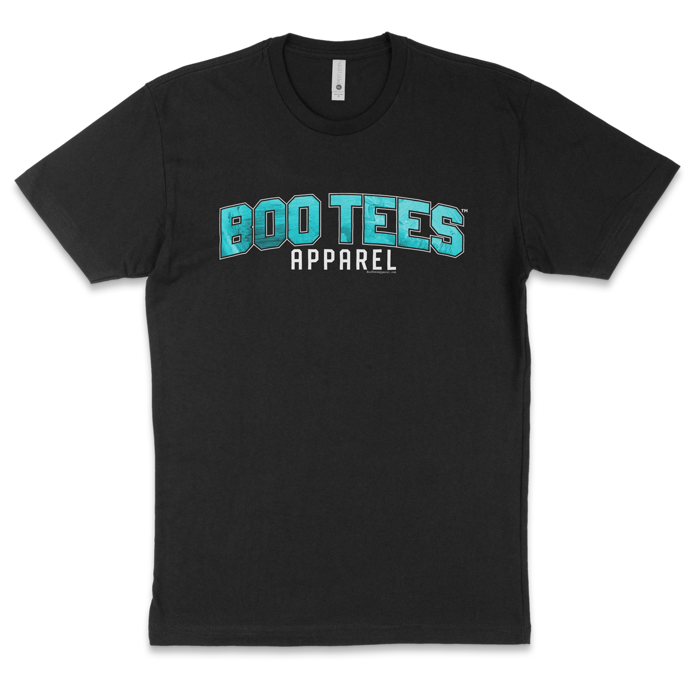 Boo Tees Apparel Athletic Logo Black Shirt