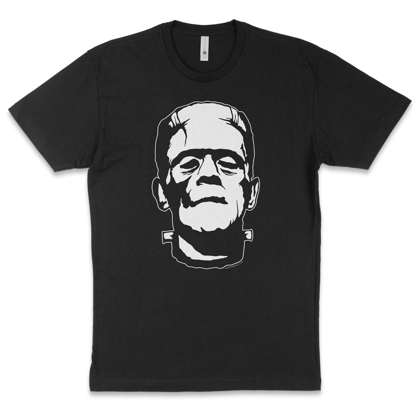 Frankenstein's Monster Face Black Tee