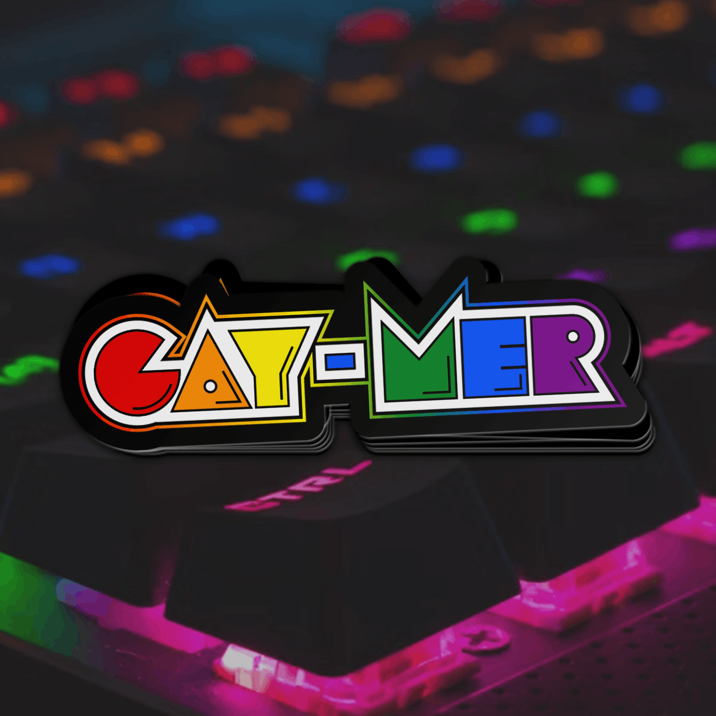 Gay-Mer Rainbow Black / 4XL / Hoodie 