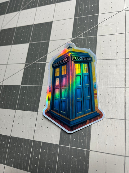 Doctor Who - T.A.R.D.I.S. Full Color Sticker