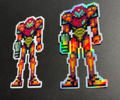 Super Metroid - Samus Aran Varia Suit Sticker Full Color