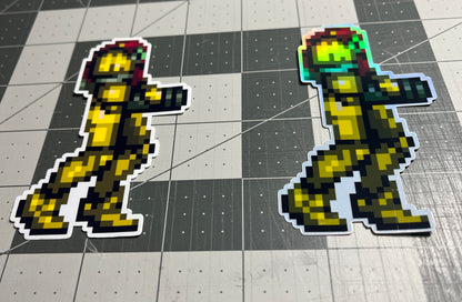 Super Metroid - Samus Aran Sticker Full Color