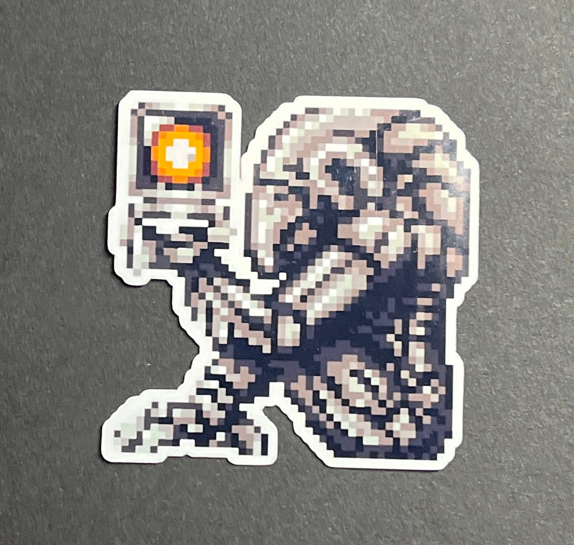 Super Metroid - Torizo Sticker Full Color