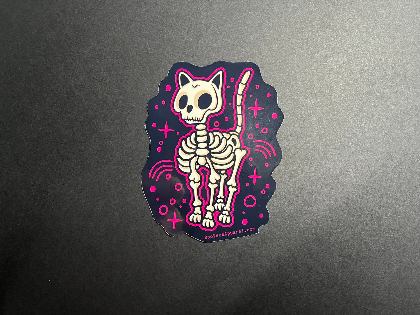 Skeleton Cat Sticker