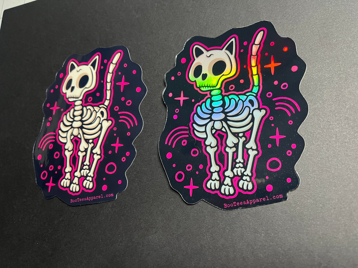 Skeleton Cat Sticker