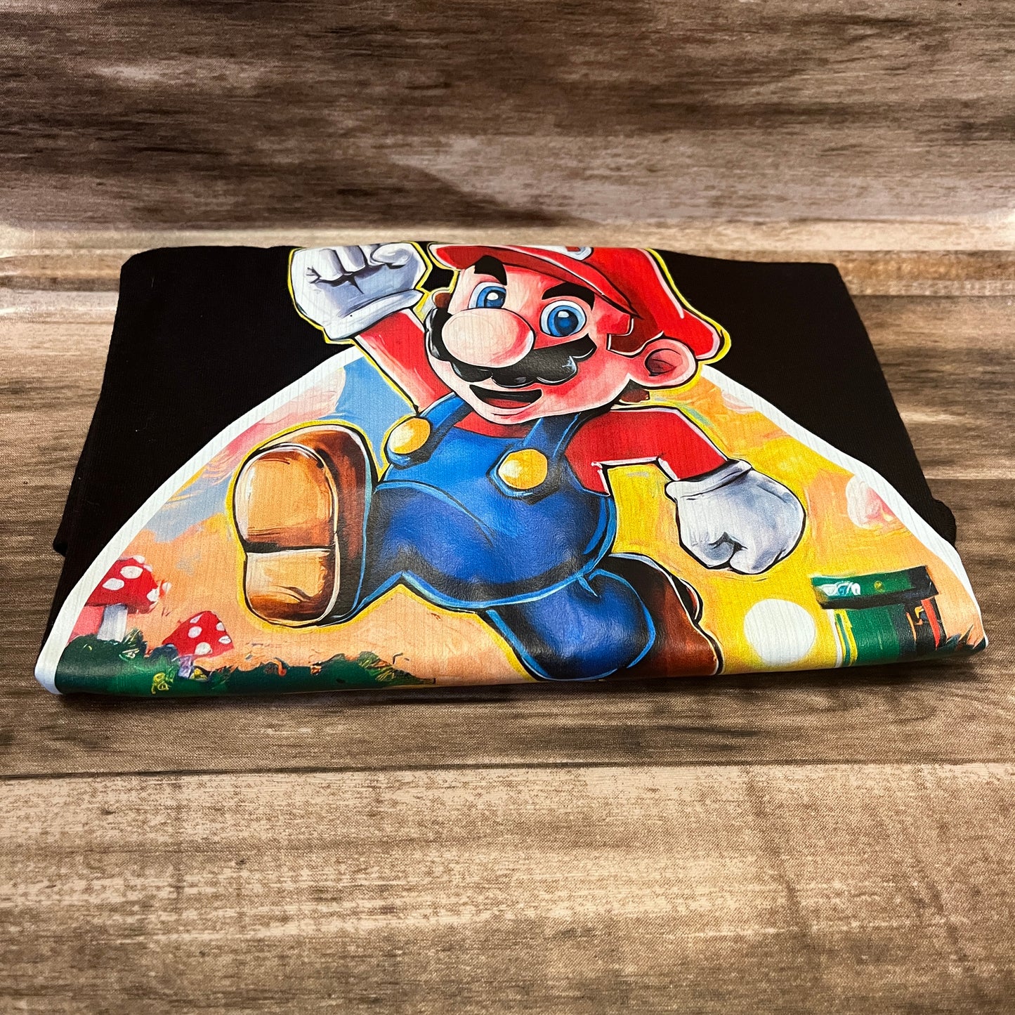 Jumping Super Mario Painting Shirt