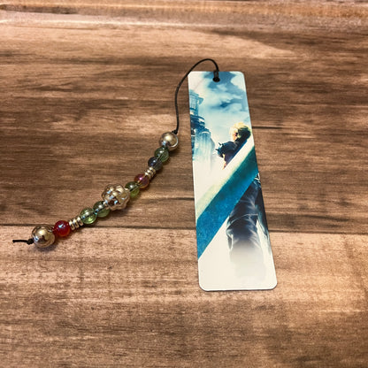 Final Fantasy VII - Cloud and Buster Sword Metal Bookmark