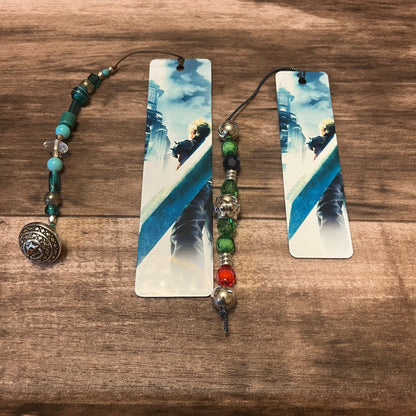 Final Fantasy VII - Cloud and Buster Sword Metal Bookmark