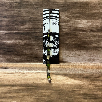 Black and White Frankenstein Metal Bookmark