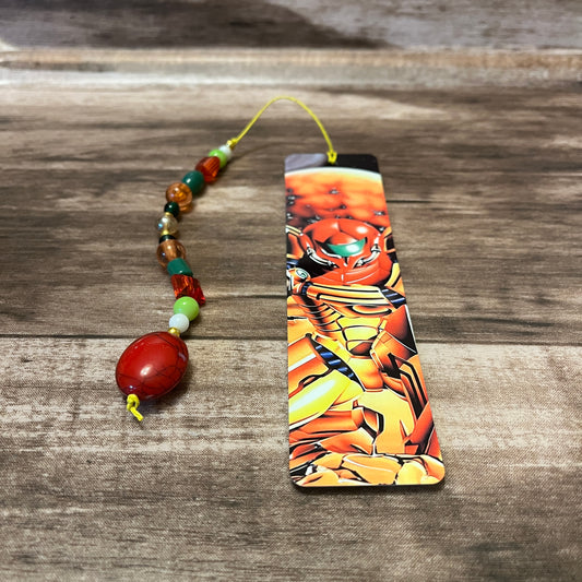 Super Metroid Samus Aran Varia Suit Metal Bookmark