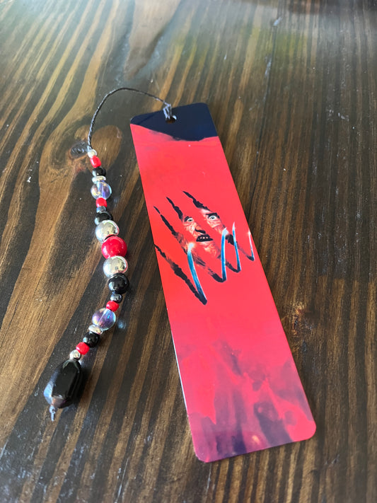 Nightmare on Elm Street Freddy Claws Metal Bookmark